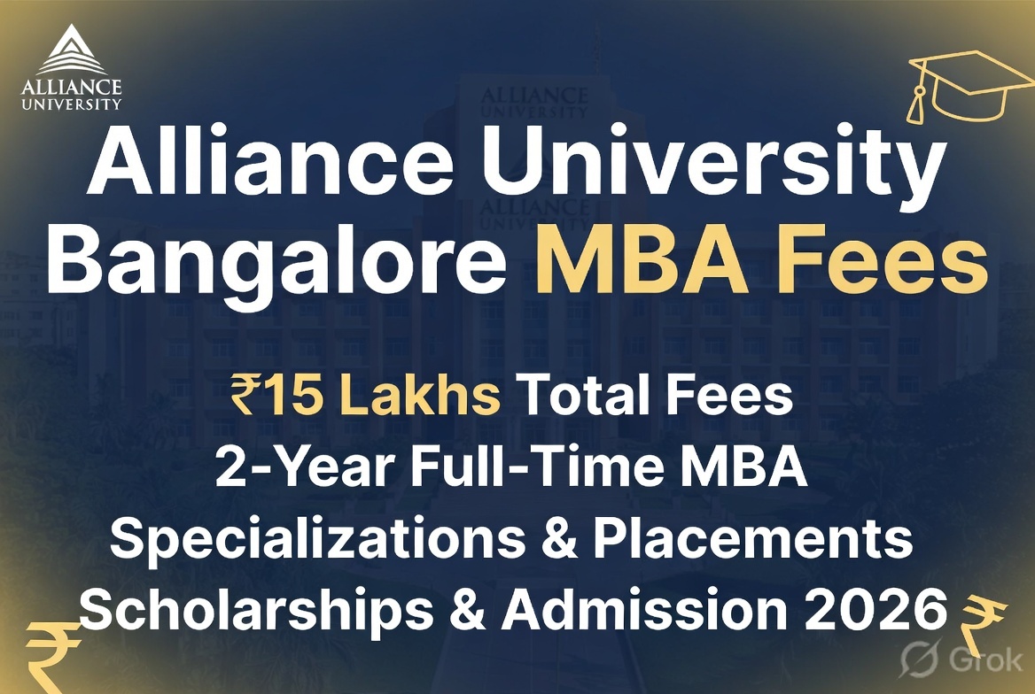 Alliance University Bangalore MBA Fees